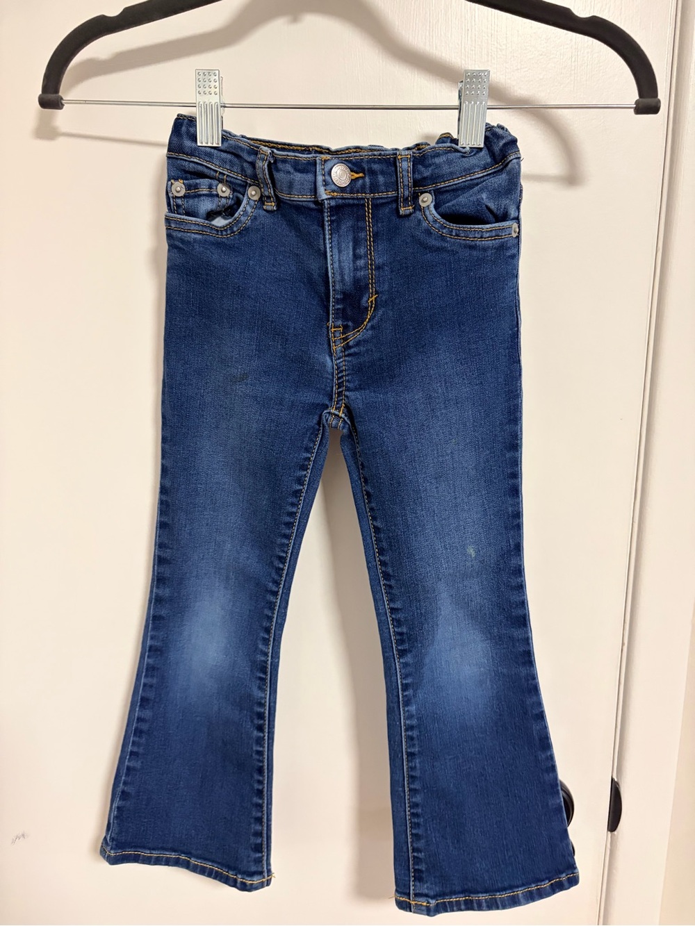 Levi's Kids Dark Blue Flared Jeans